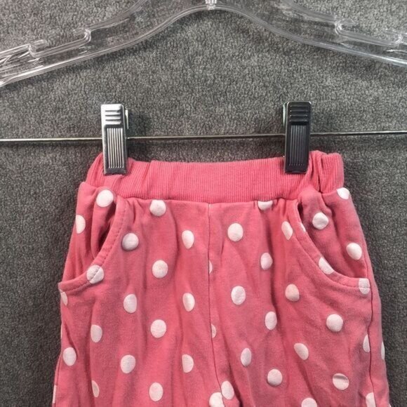 Pink Polka Dot Toddler Pants With Elastic‎ Waistband - Picture 4 of 6